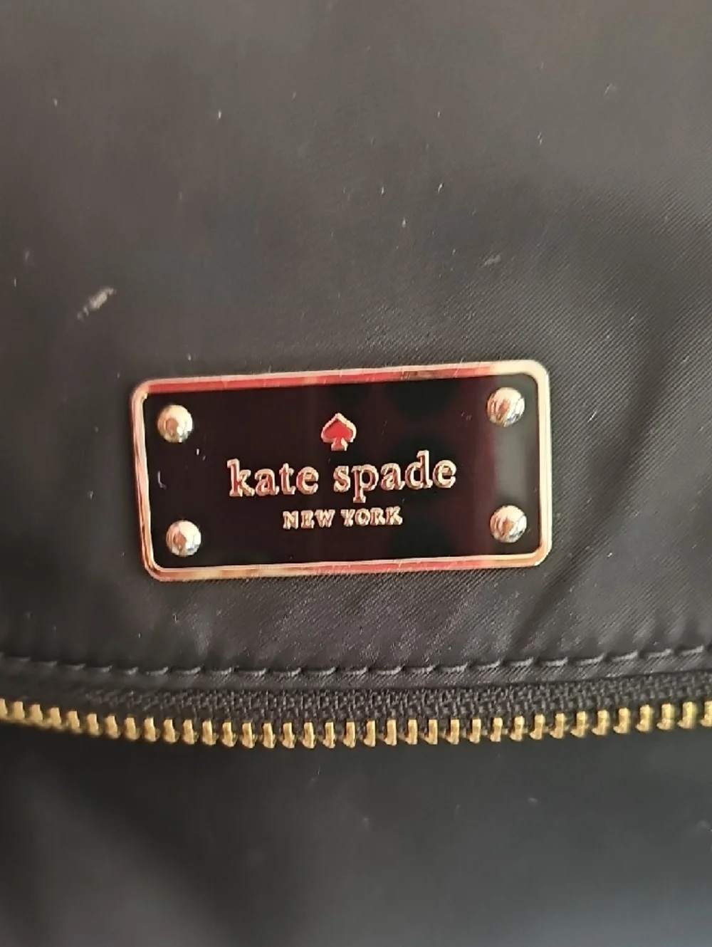 kate spade Black Crossbody Bag with Gold Hardware - Picture 2 of 9